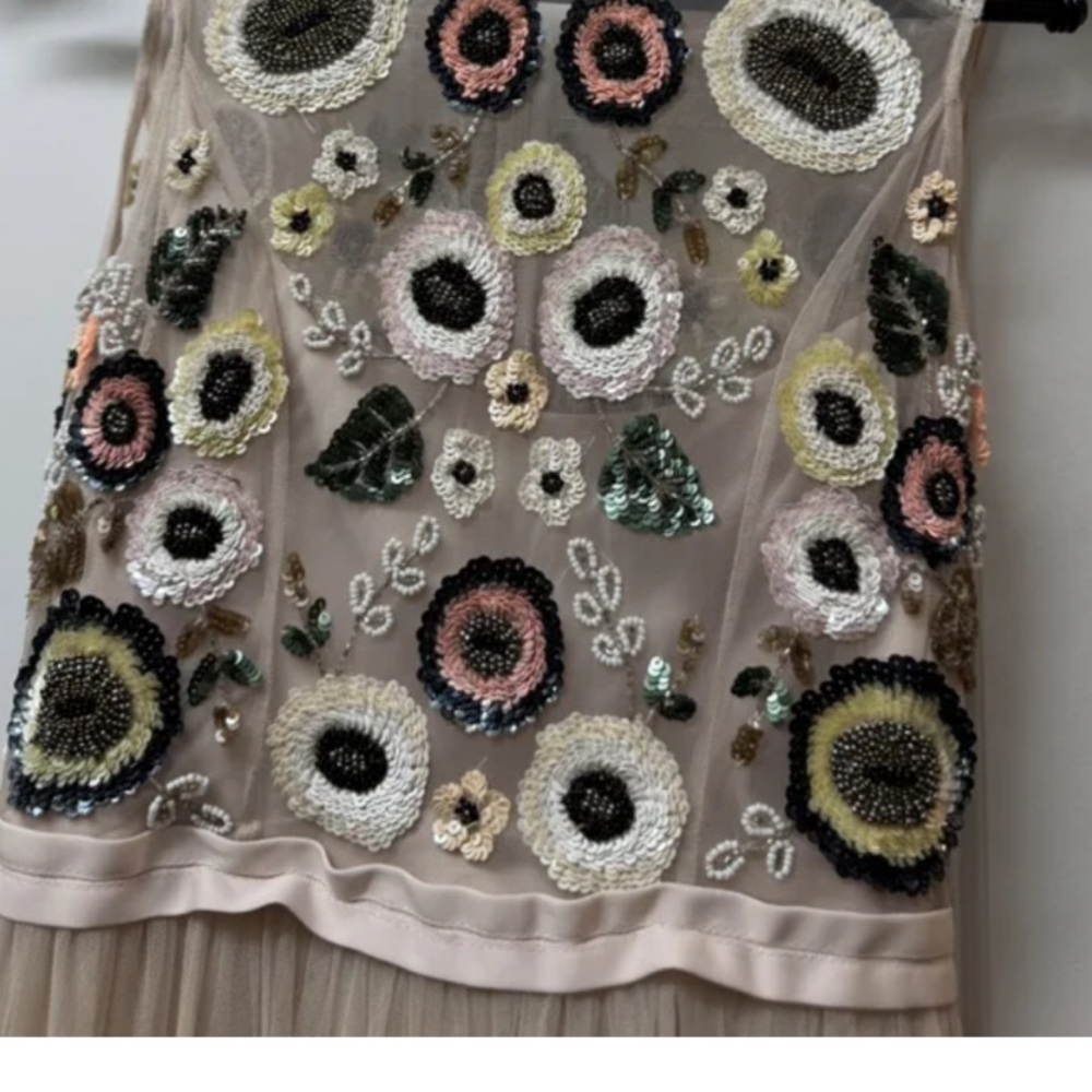 Needle & Thread Floral Embroidered Maxi Dress
